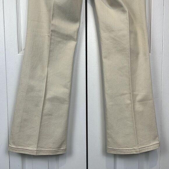 Faded Glory Bootcut Ankle‎ Length Stretch Cream Mid Rise Jeans Size 4 - Picture 8 of 10